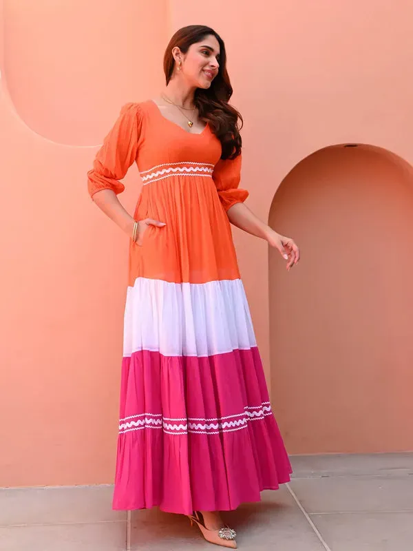 Multicolor_Trio_Tone_Dress