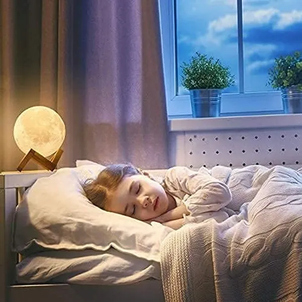 Pla_3D_Printed_7-Color_Rechargeable_Moon_Night_Lamp_With_Wood_Stand