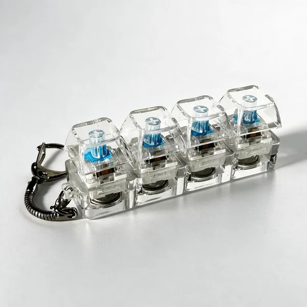 Acrylic_Mechanical_Switch_LED_Keyboard_Fidget_Clicker_Keychain_Toy