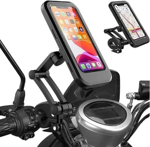 Motorcycle_Bicycle_Waterproof_Mobile_Stand