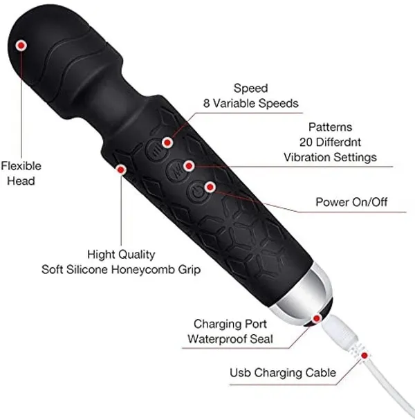 Personal_Body_Massager_Waterproof_Usb_Rechargeable