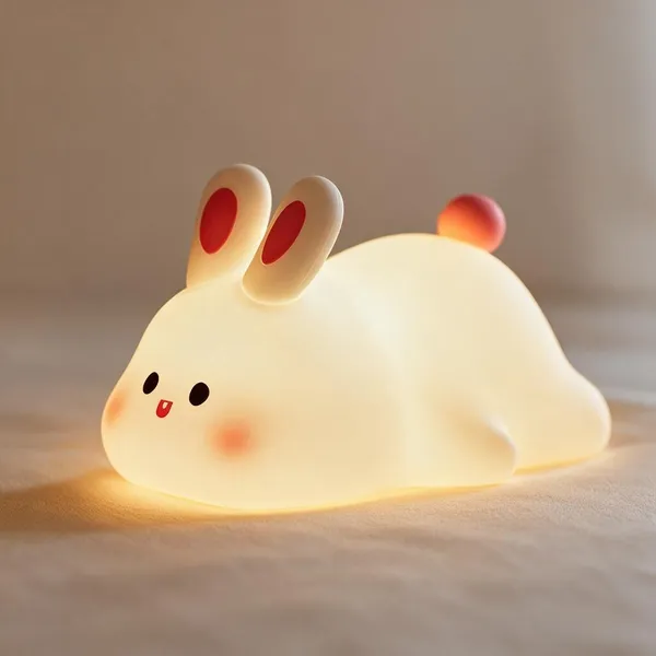 Bpa-Free_Silicone_Rechargeable_Rabbit_Bunny_Kids_Night_Lamp