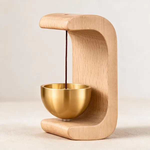 Beech_Wood_Brass_Bell_Traditional_Magnetic_Door_Chime