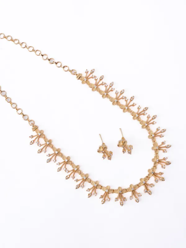 Pearl_White_Floral_Cascade_Necklace_Set_|_High-Quality_Long-Lasting_Jewellery
