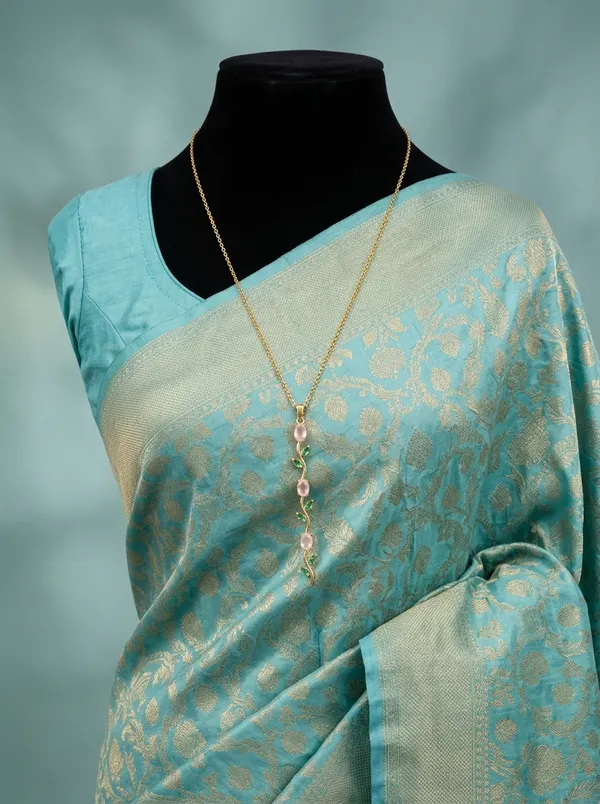 Aurelia_Vine_Pendant_Necklace_-_Pink_&_Green