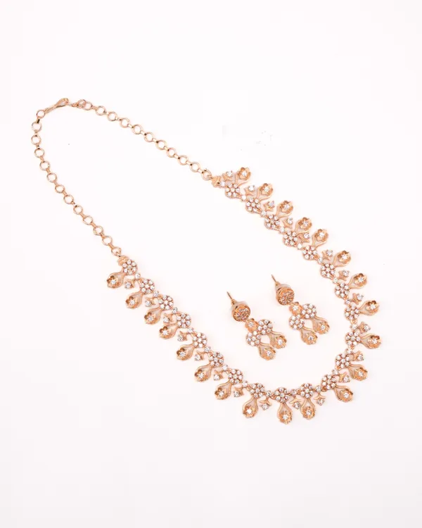Pearl_White_Floral_Bloom_Statement_Necklace_Set_|_High-Quality_Long-Lasting_Jewellery