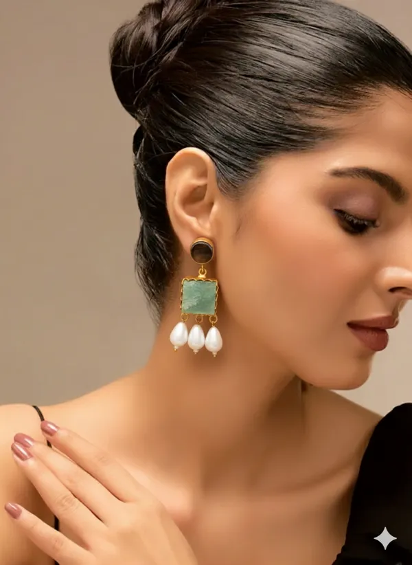 Manga_Nakashi_Earrings_-_Green