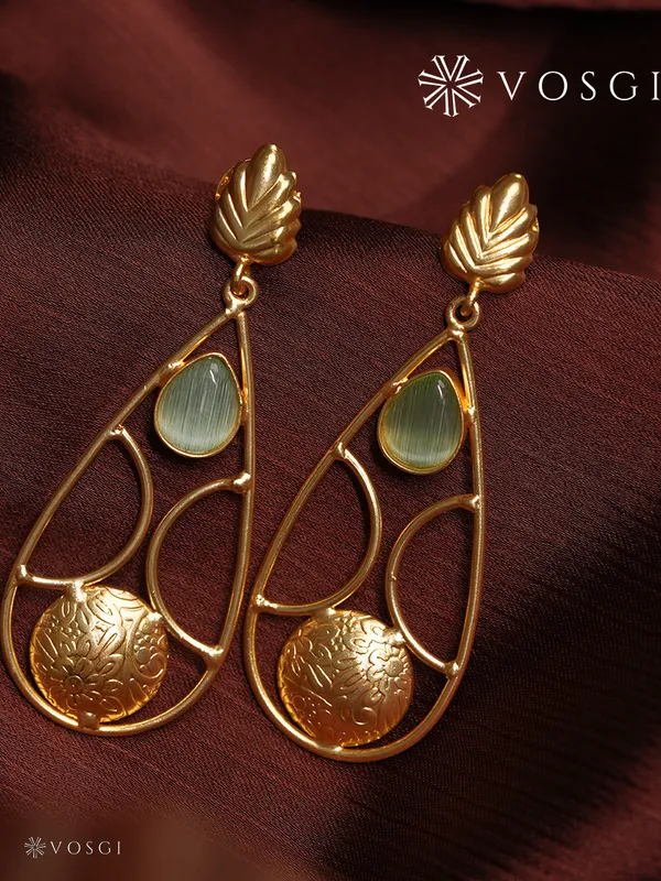 Gopura_Veli_Earrings_-_Blue