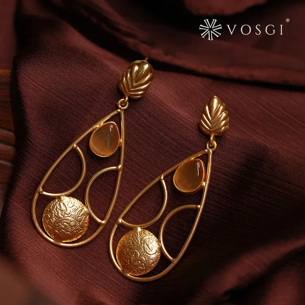 Gopura_Veli_Earrings_-_Yellow