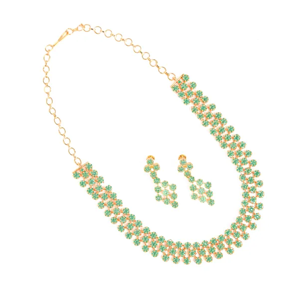 Vosgi_Green_Emerald_Stone_Gold_Plated_South_Indian_Jewelry_Set