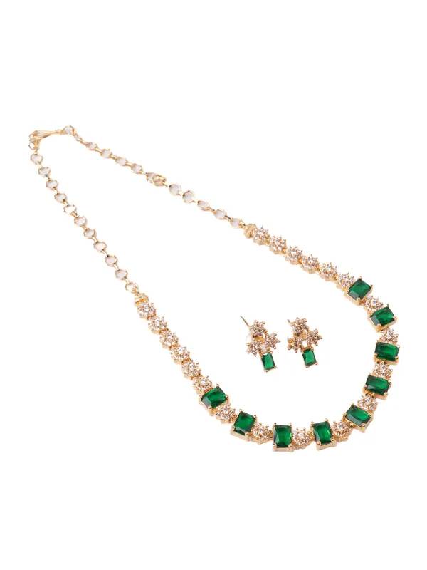 Emerald_Green_Crystal_Floral_Link_Necklace_Set_|_High-Quality_Long-Lasting_Jewellery