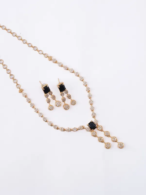 Black_Crystal_Link_Statement_Necklace_Set_|_High-Quality_Long-Lasting_Jewellery