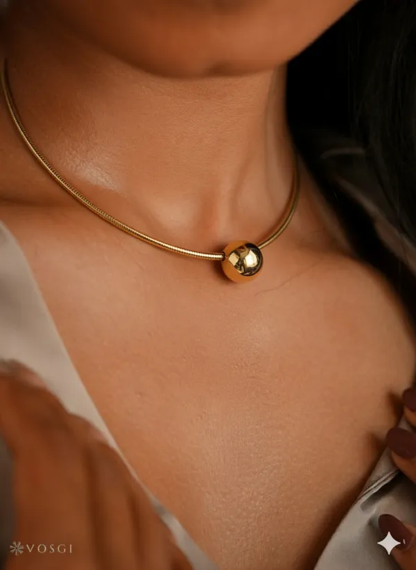 Vilakku_Veli_Choker_Long_Chain_-_Gold