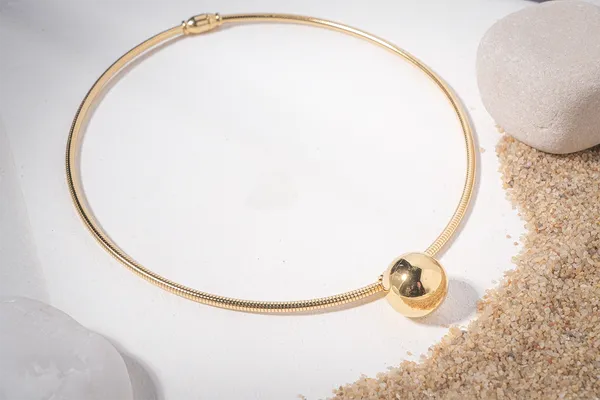 Vilakku_Veli_Choker_Long_Chain_-_Gold