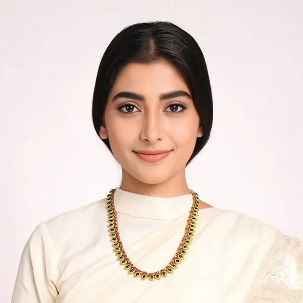 Mayil_Veli_Haaram_Necklace_Green