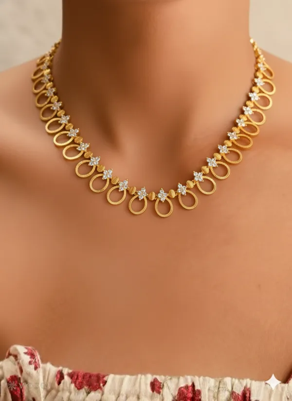 Pookkal_Veli_Necklace_-_White