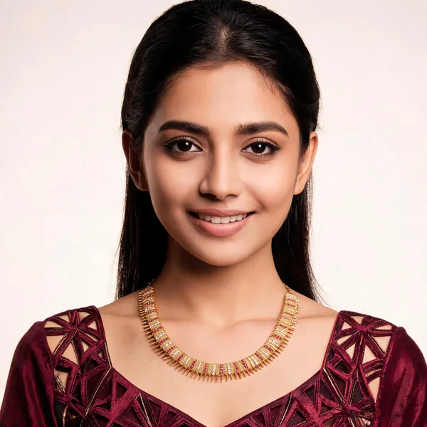 Malli_Veli_Necklace_Red_And_White