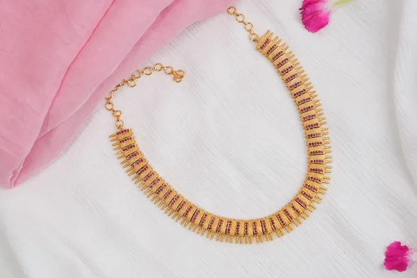 Malli_Veli_Necklace_-_Red
