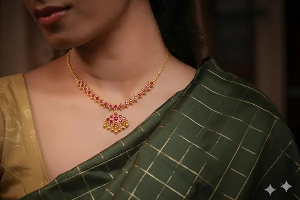 Thamarai_Veli_Necklace_-_Pink