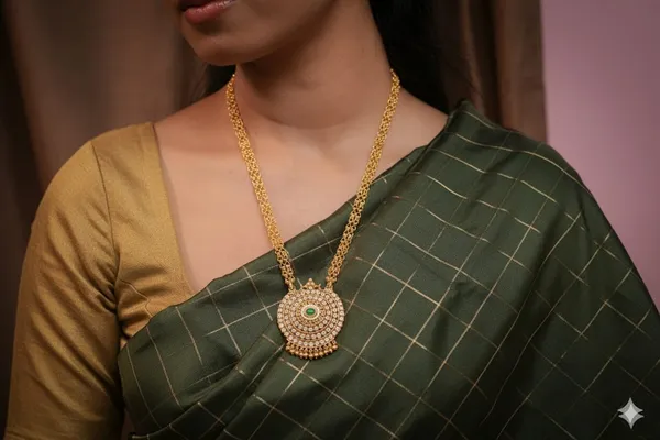Kolam_Bloom_Haaram_Necklace_-_Green