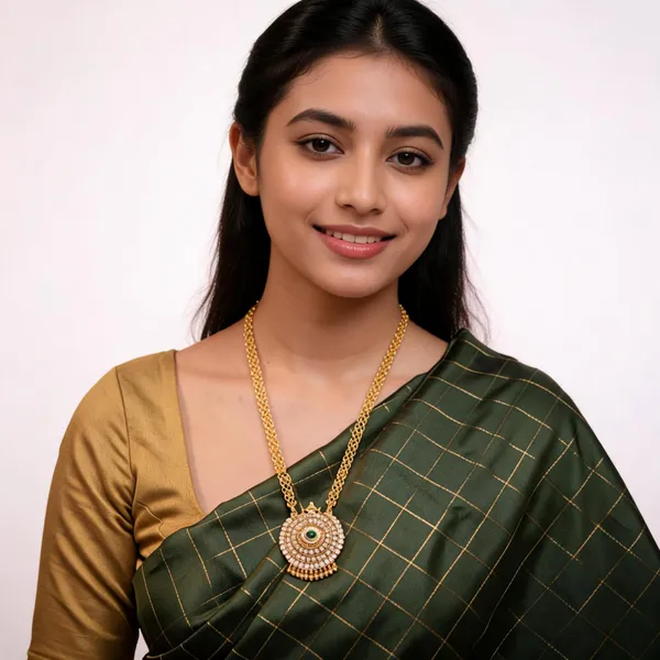 Kolam_Bloom_Haaram_Necklace_Green