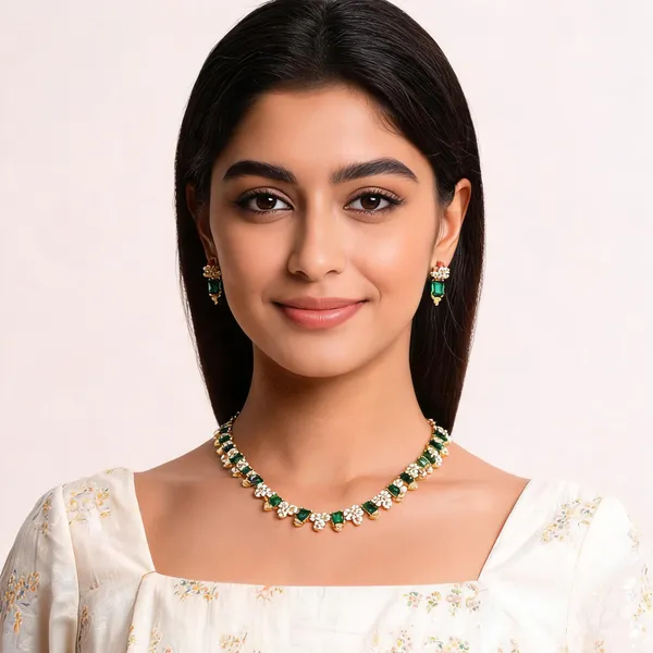Gopuram_Bloom_Necklace_Green