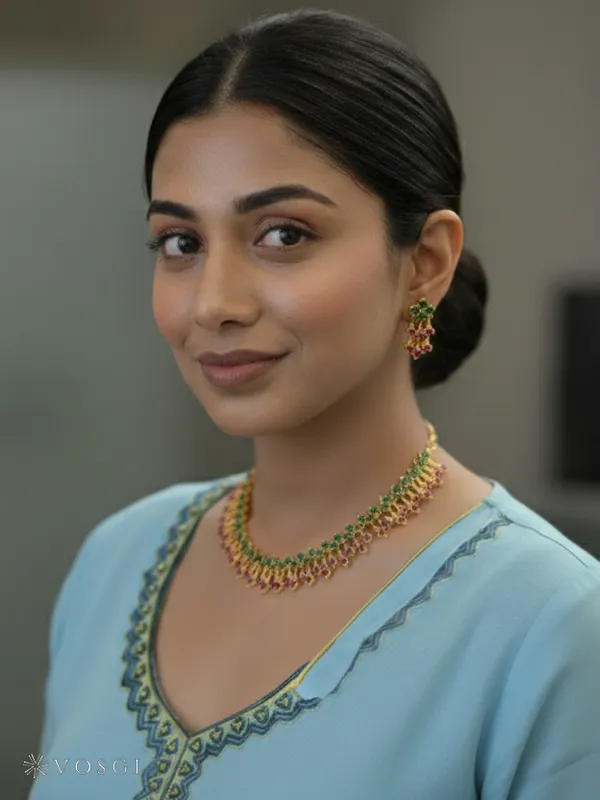 Lotus_Bloom_Necklace_-_Pink_&_Green
