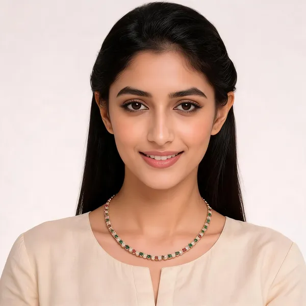Mango_Bloom_Necklace_Red_And_Green