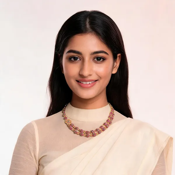 Mandapa_Necklace_Pink_And_Green
