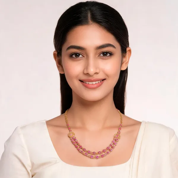 Mandapa_Necklace_Pink