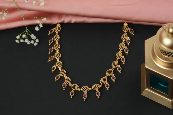 Shankha_Necklace_Set_Pink
