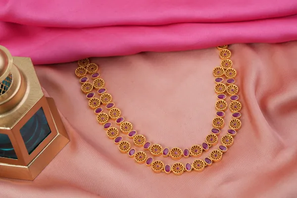 Surya_Motif_Necklace_-_Pink