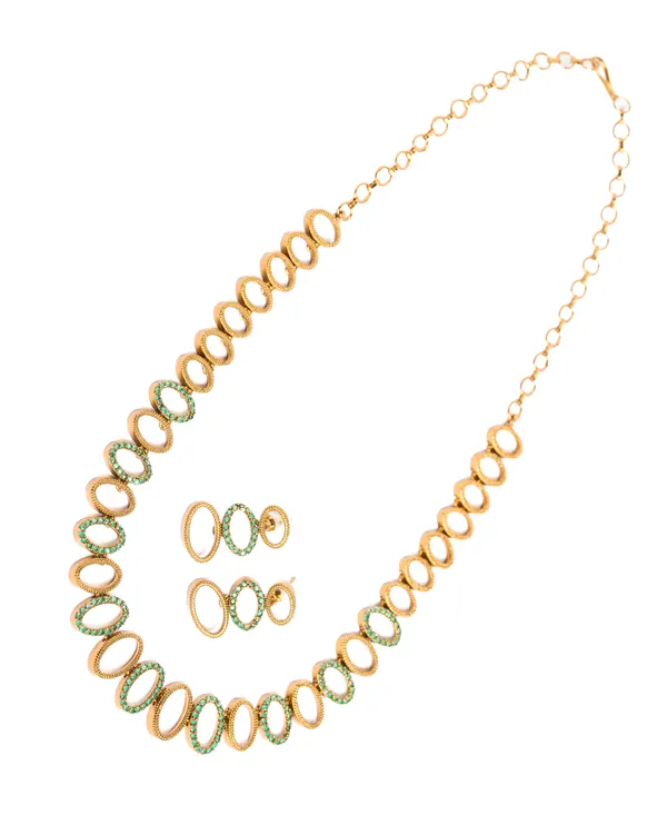 Chellam_Motif_Necklace_-_Green