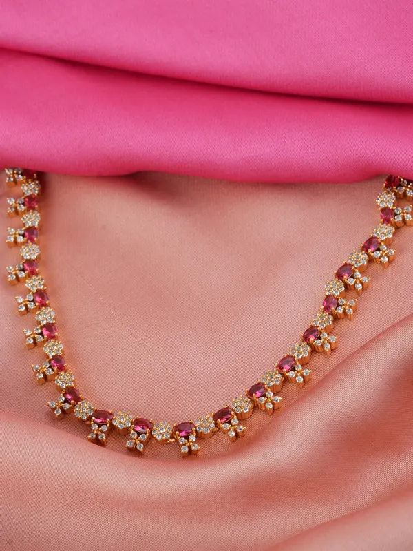 Sevanthi_Necklace_-_Pink