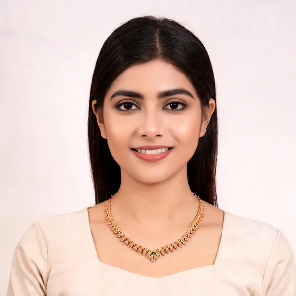 Gaja_Motif_Necklace_Pink