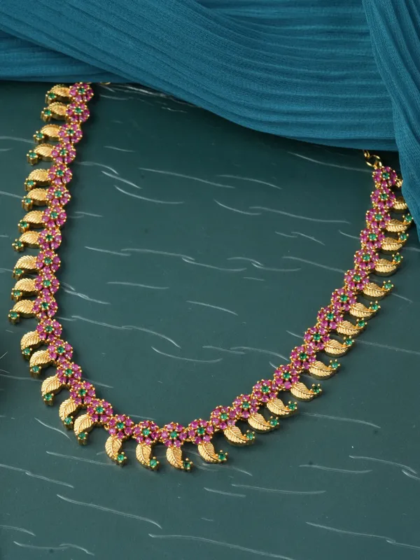 Nakashi_Veli_Necklace_-_Pink,_White_&_Green