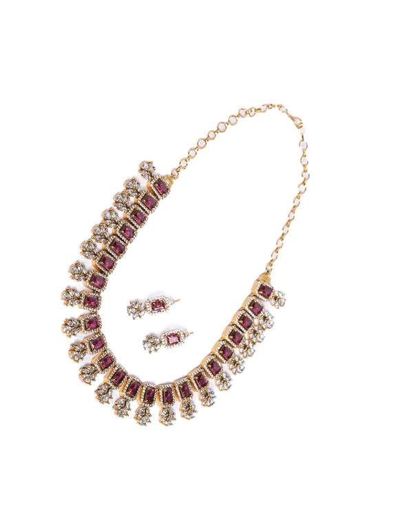 Peacock_Valli_Necklace_Set_Pink