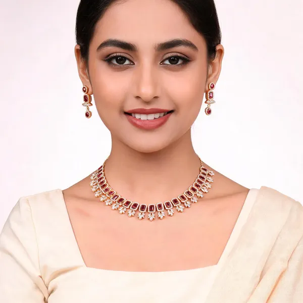 Peacock_Valli_Necklace_Set_Red