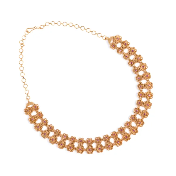 Nandi_Motif_Necklace_-_Pink