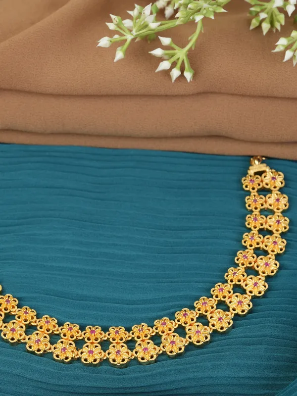 Nandi_Motif_Necklace_-_Pink