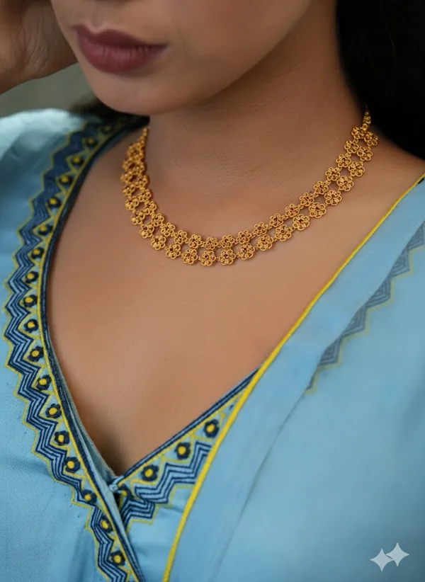 Nandi_Motif_Necklace_-_Pink