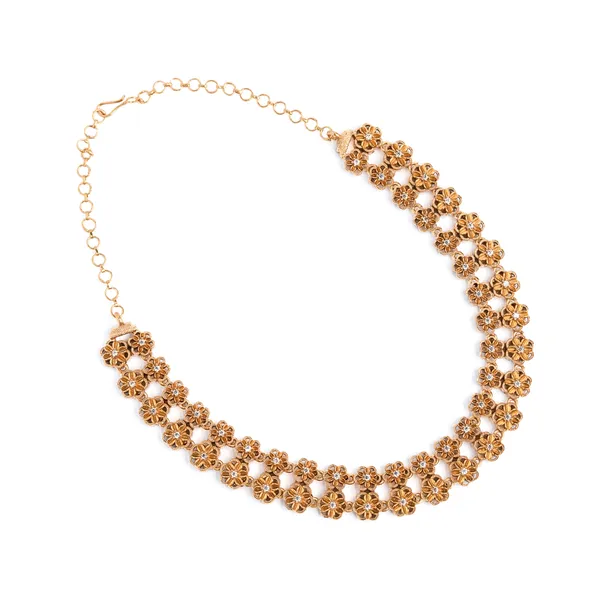 Nandi_Motif_Necklace_-_White