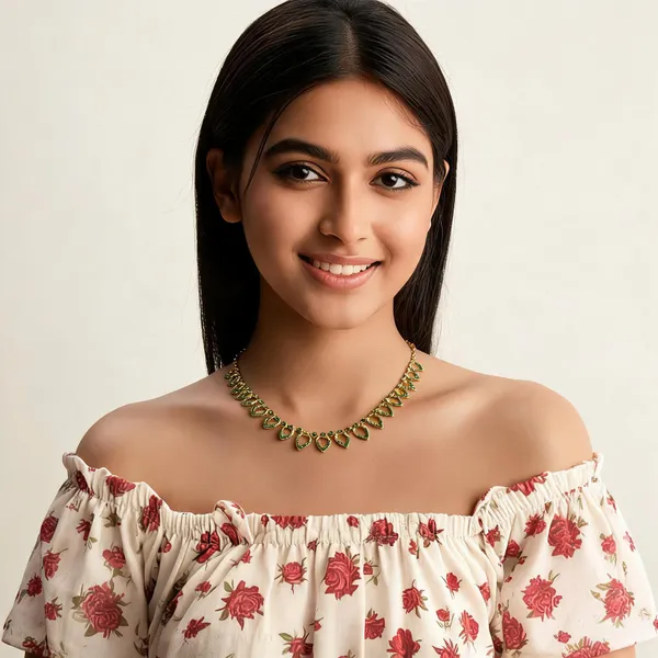 Muggu_Necklace_Green