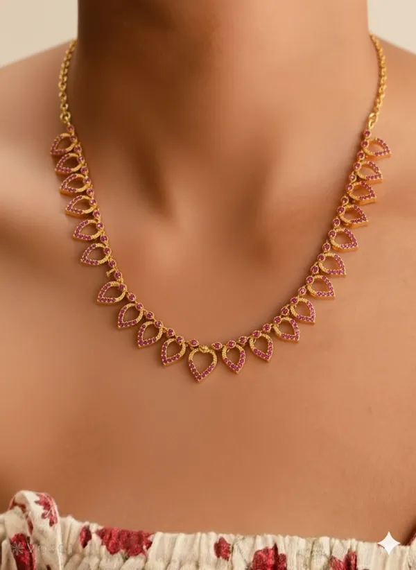 Muggu_Necklace_-_Pink