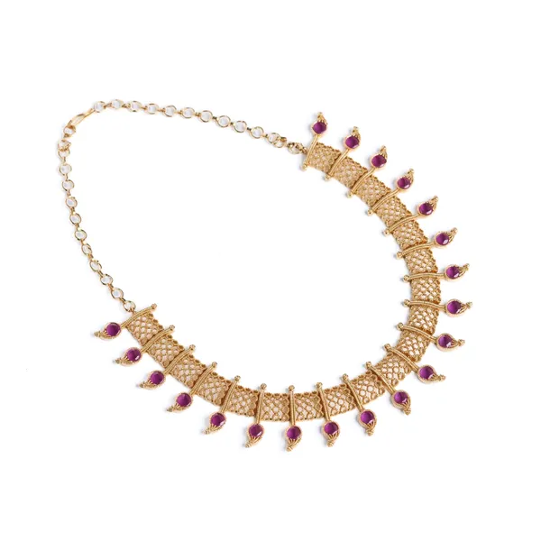 Kanjivaram_Necklace_-_Pink