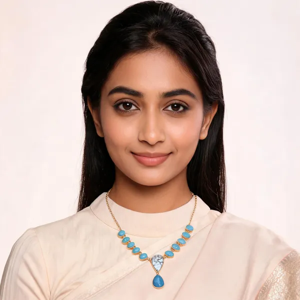 Kanakambaram_Necklace_Blue