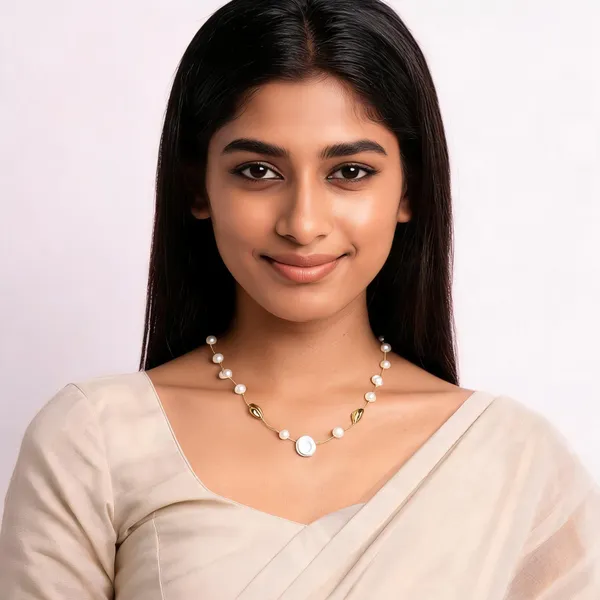 Mullai_Poo_Chain_Necklace_White