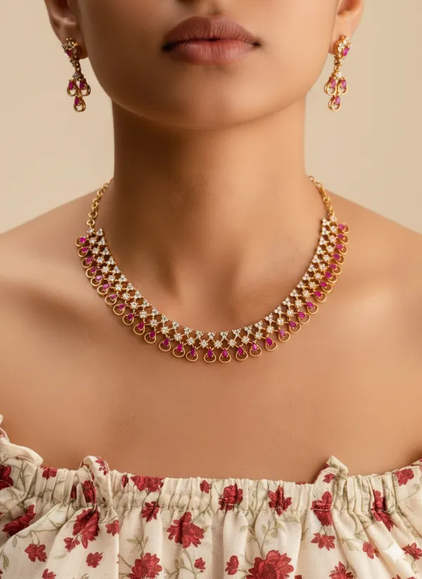 Kolu_Necklace_-_Pink
