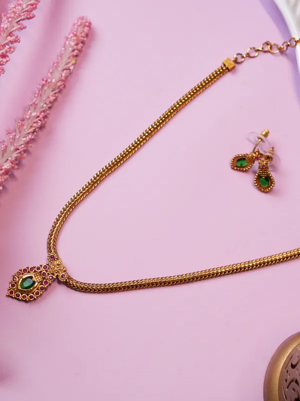 Deepam_Necklace_Set_-_Green
