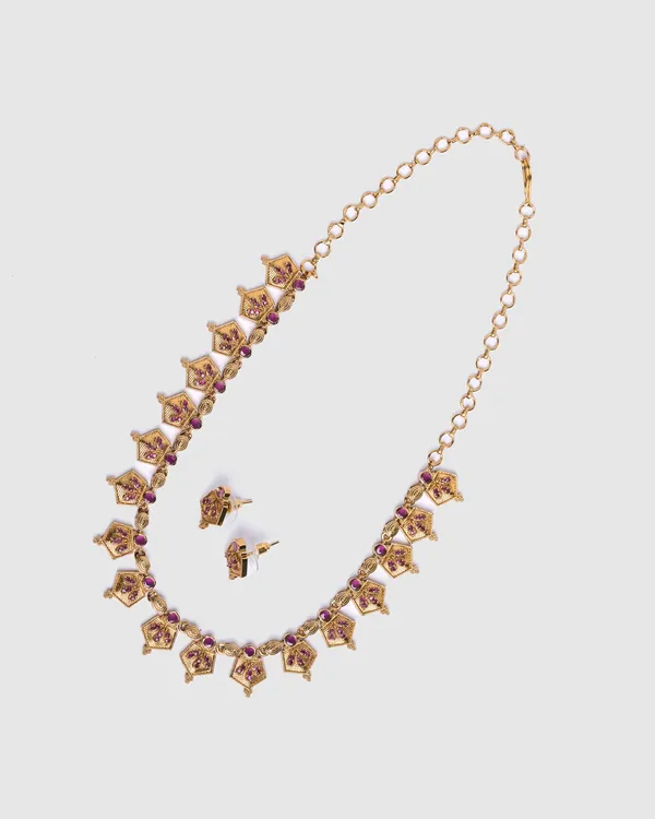Vilakku_Necklace_Set_-_Pink